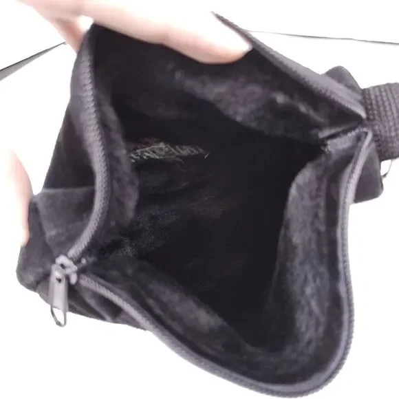One Of A Kind Unique Leather Suede Gatorade Pouch With Soft Interior
